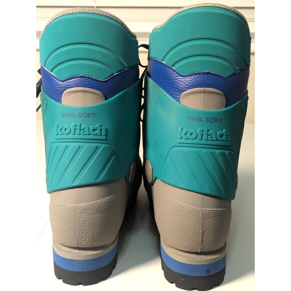 Vintage Koflach Vario Soft Mountaineering Boots Men\'s Size 12.5 Gray/Green main image 13